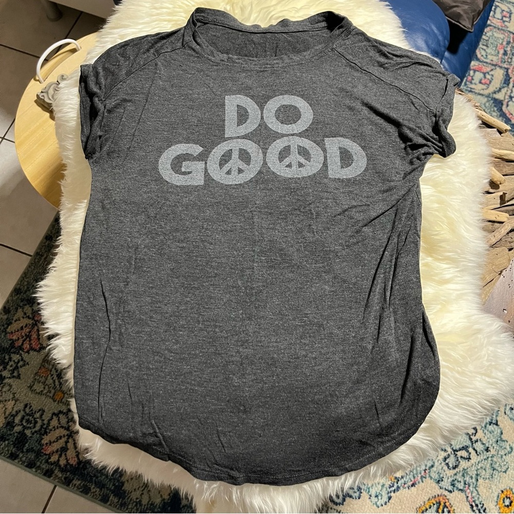 Do Good 🌼 Gray Graphic Tee